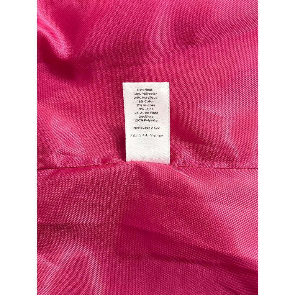 Talbots Pink Military Coat Women’s Plus Size 14W Wool Blend Gold Button Jacket - Picture 14 of 14